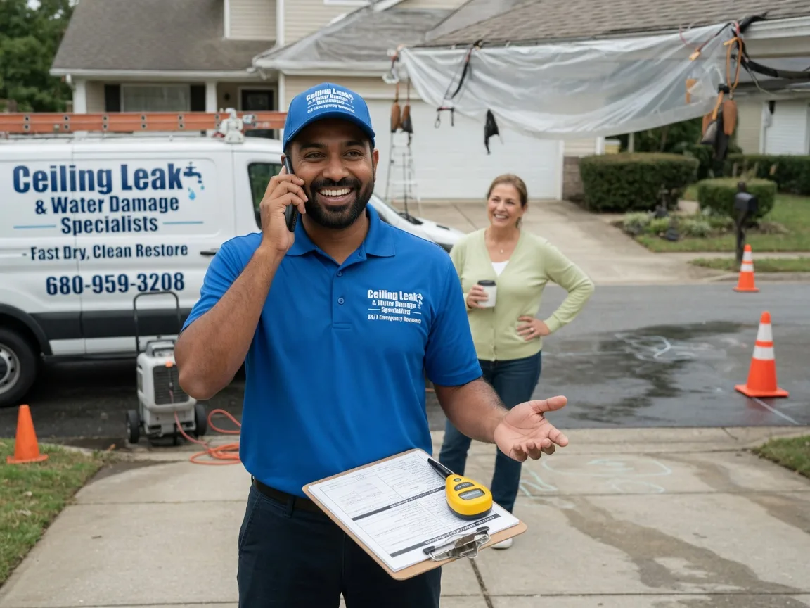 Ceiling Leak Cleanup Woodston, KS FAQs